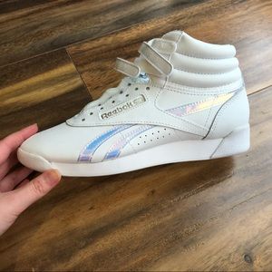 Holographic Reebok Trainers
